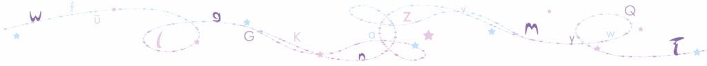 banner tanzende buchstaben silbenreich