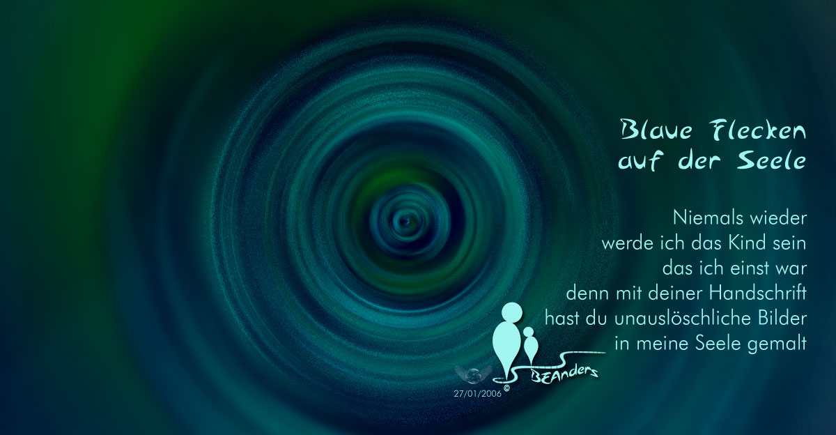 Blaue Flecken auf der Seele