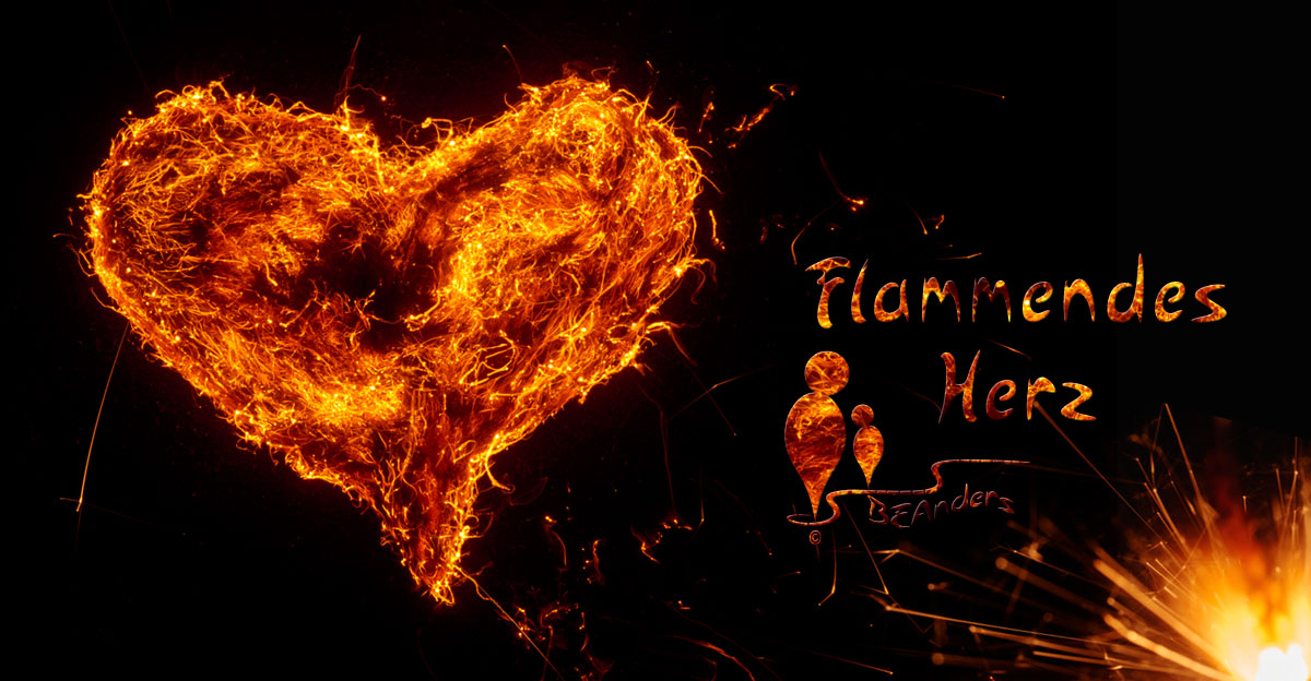 Flammendes Herz